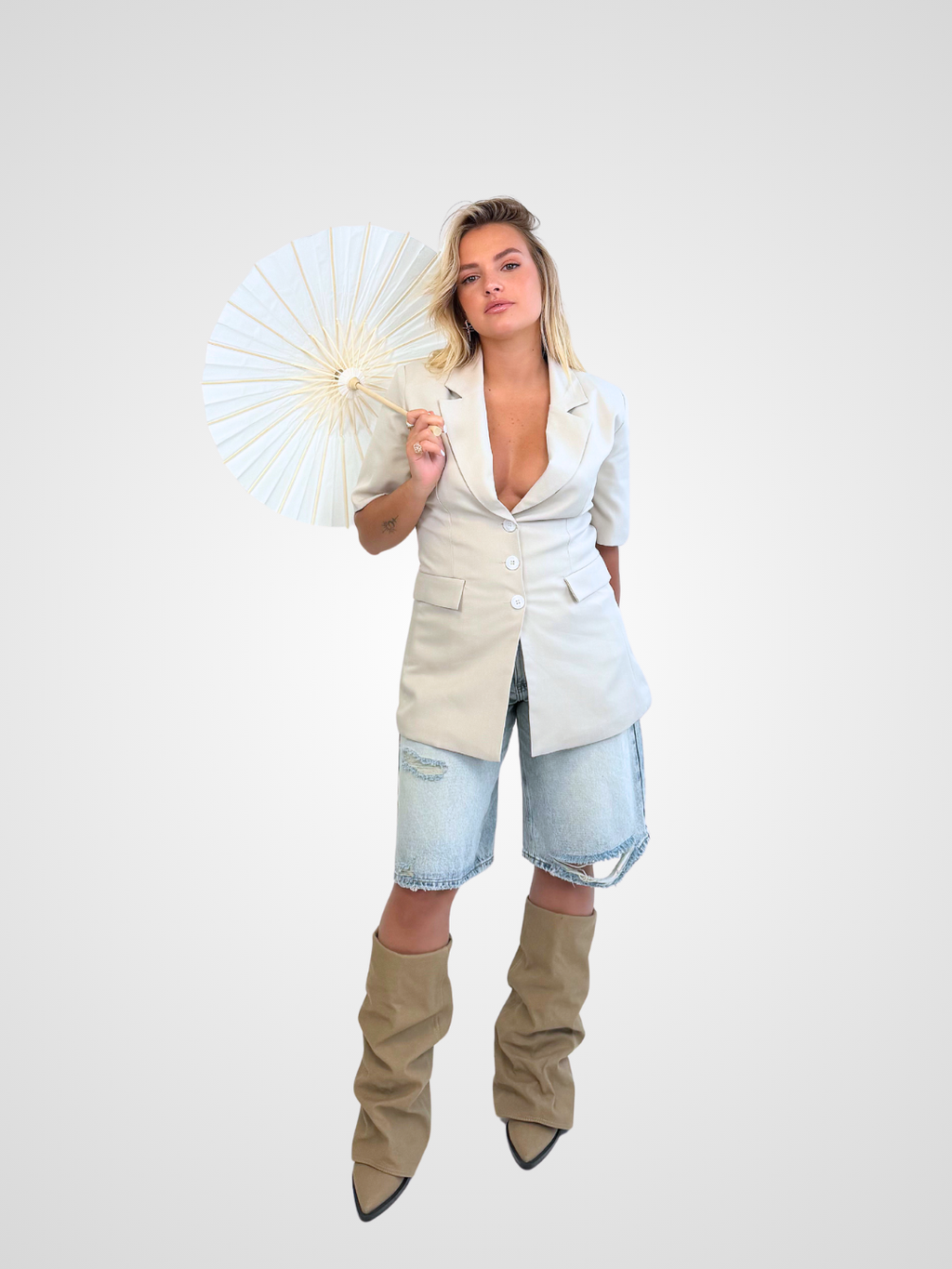 Blazer manches courtes Grenelle